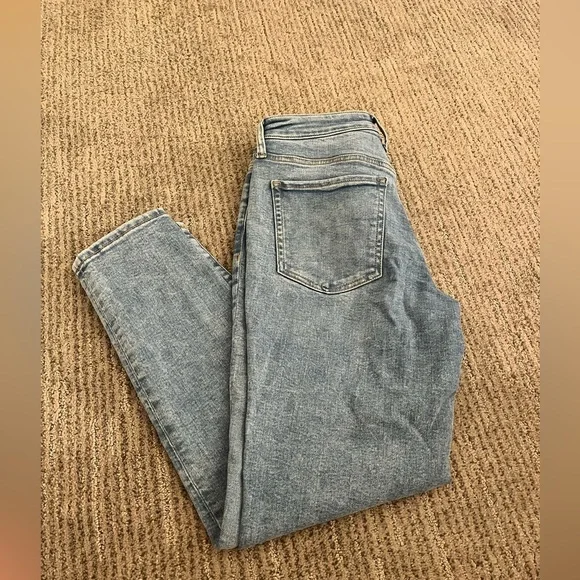 Old Navy OG Straight Super Strech Jeans Women Size 4 - Picture 4 of 6